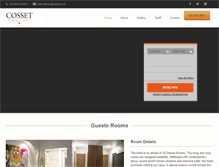 Tablet Screenshot of cosset.co.in